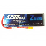 BATERIA DE LIPO 4S 14.8V 5200MAH 50C SOFT CASE PLUG XT60 ZEEE POWER ZEE4S520050XT60